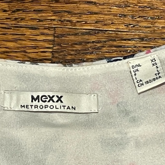 Fitted stretchy Mexx floral dress - size XS - Picture 6 of 8